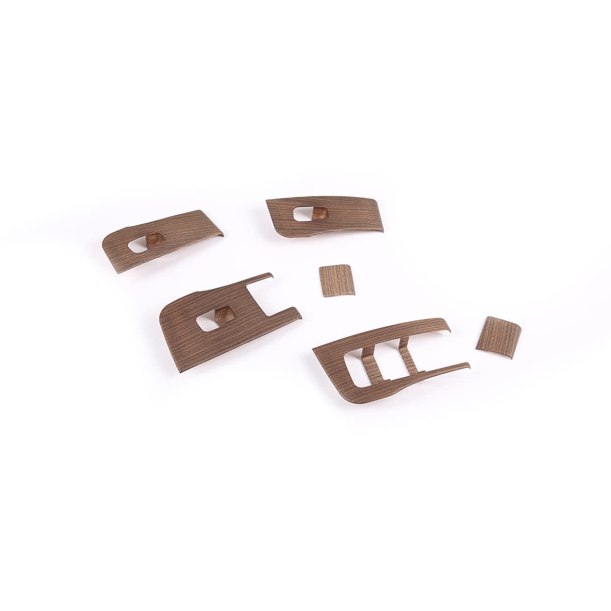 6PCS ABS Window Lift Switch Button Panel Cover for Tesla Model 3 & Y 2017-2022 Car Interior Accessory (Pear Wood Grain)
