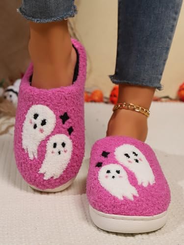 Women's Men's Fuzzy Memory Foam Slippers Fluffy Warm Comfort Light Weight Indoor Outdoor House Couple Shoes2