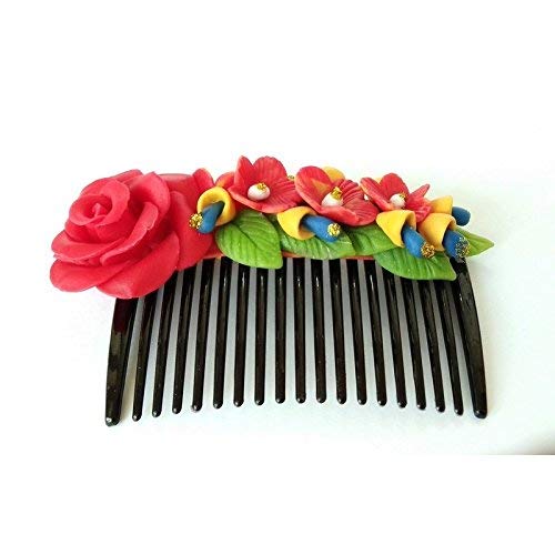 Unique Indian Crafts Handmade Hair Comb pin/Multicolor Hairpin Comb