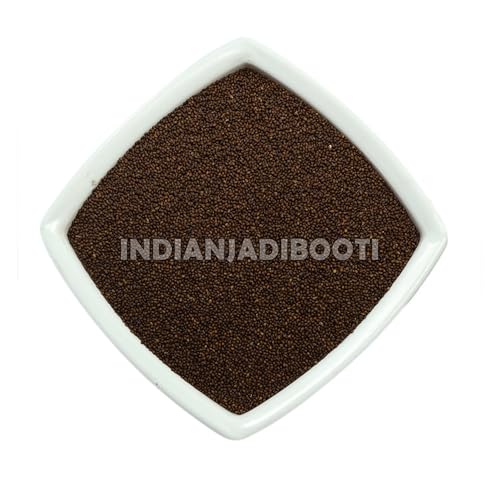 IndianJadiBooti Beej Tulsi - Tulsi Manjari - Krishna Tulsi Seeds For Eating - Shyama Tulsi Seeds (Edible) - Kali Tulsi Beej - Tukhme Rehan - Ocimum Sanctum, 400 grams