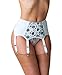 Produktbild Nylon Dreams Frauen Retro Strumpfhaltergürtel, Weiß (M)