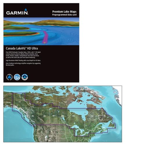 Garmin Canada LakeVü HD Ultra évitez les hauts-fonds en bateau avec cette microSD