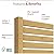 6.1ft H x 3ft W (1 Panel) Freestanding or Surface Mounted Enclo Tiaga Privacy Screen, Wood Privacy Fence Screen, Outdoor or Indoor Decorative Panel, Great for Balcony, Patio, Deck, EC18030