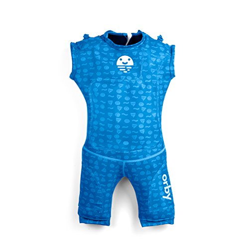 Orby Jetsuit chaud en néoprène Safe bébé piscine Float Vêtements de natation Wet Suit 23 ans, bleu