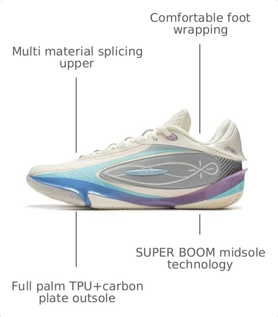 Image of LI-NING Wade 808 5 Ultra V2 Men's Professional Basketball Shoes Lightweight High-Resilience Sneakers