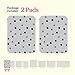 Super Absorbent Washable Pee Pads for Dogs - 2-Pack Superior Reusable Puppy Pads Pet Training Pads –100% Waterproof Dog Pee Pad Protects Against Urine Leakage Non-Slip Grip Prevents Slipping& Bunching