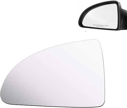 Miniatura 9 de Espejo de cristal para Chevy Cobalt 2005-2010 Pontiac G5 2007-2010 de repuesto para pasajero lado derecho sin placa trasera, convexo, incluye