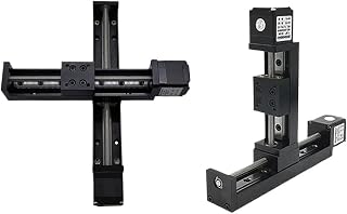 1PC XY XZ Axis T-Type Linear Guide Rail Mini Motorized Slide Table 50-300mm Stroke Nema11 28mm Stepper Motor for DIY 3D Printer(Y-Axis 250mm Stroke,X-250 Stroke 2 Pitch)