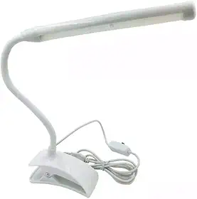 AS SEEN ON TV Luminária Flexível Tubo 13 LEDs com Clipe Prendedor