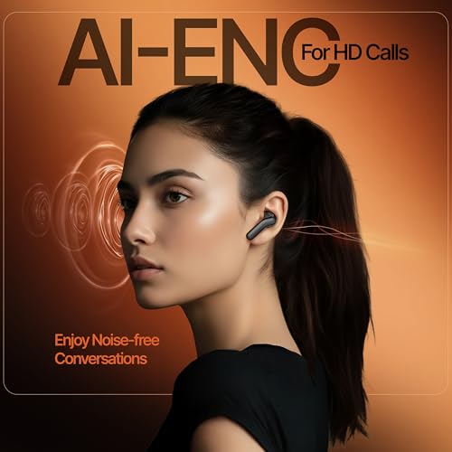Image of Mivi DuoPods Roar (New Launch) 13mm AAC Audio Tech | AI-ENC | Dual Mic | 5.3 Bluetooth Ear Buds | 70Hrs Battery | Fast Charge | IPX4 | Low Latency | Gaming Earbuds