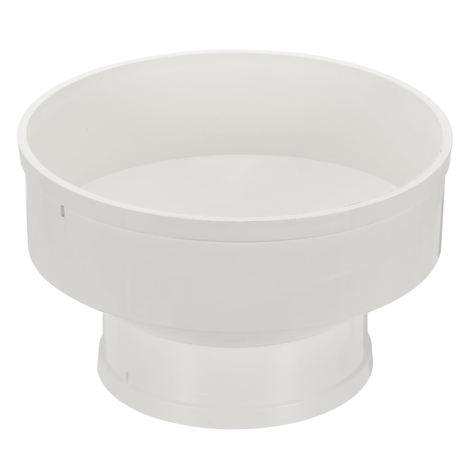 PATIKIL 10" to 6" Duct Reducer, PVC Pipe Increaser Adapter Ducting Airflow Tube Pipe Fitting for DWV (Drain, Waste and Vent) Ventilation Ducting, White