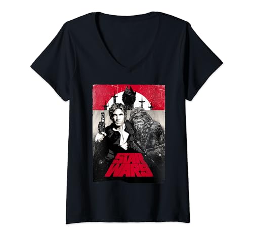 T-shirt Star Wars respirant col V femme imprimé Darth Proof Squad