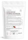 Dióxido de Titanio en Polvo 100% Puro 20g (Calidad Cosmética, No Nano) – Mineral Natural para Jabones, Mascarillas Faciales Cosméticas, Maquillaje Mineral y Cosmética DIY