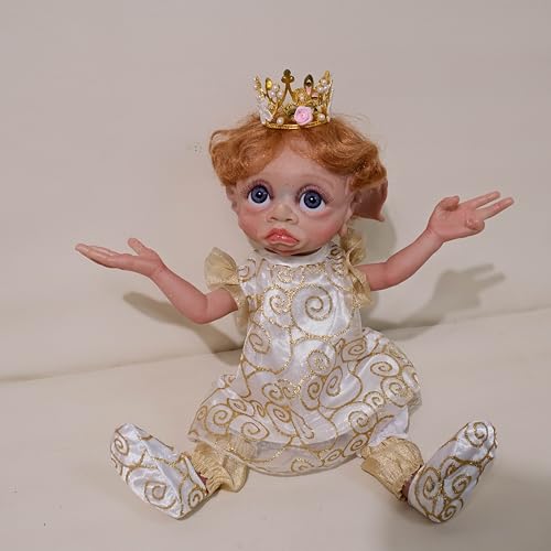Muñeca Reborn Lifelike 42 cm Vinilo con Pezón Magnético miniatura 6