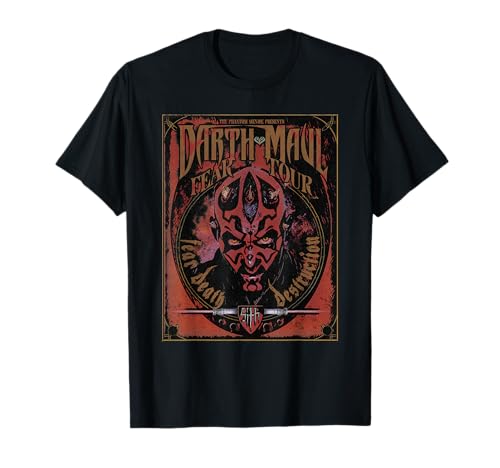 T-shirt Star Wars Darth Maul imprimé haute qualité anti-décoloration