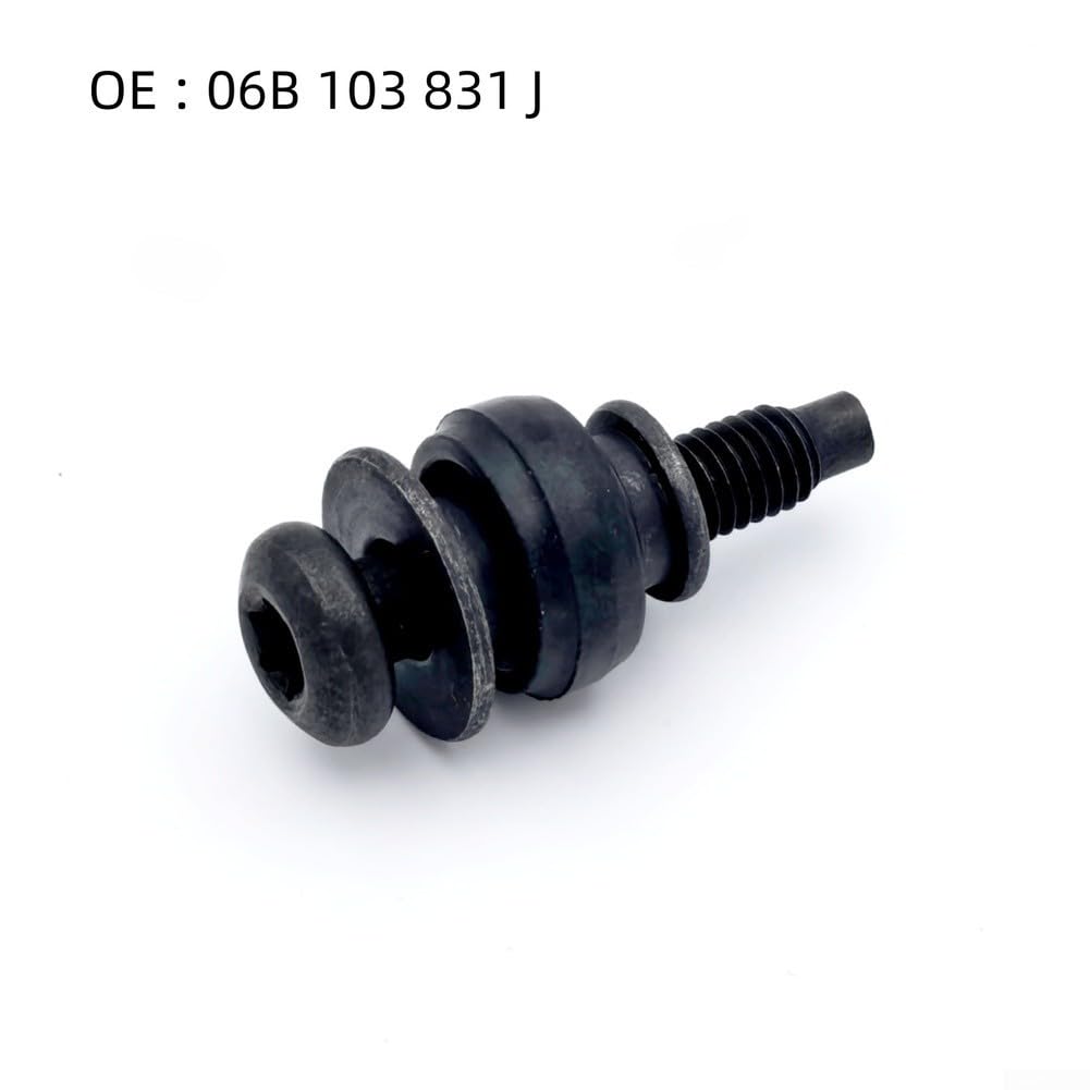 Kit de pernos de tapa de válvula de motor, 14 tornillos de cabeza cilíndrica 06B103831J Piezas de fijación de motor de metal para golf para Jetta para A3 para A4