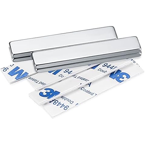 XUIIOSOOKP Neodymium Bar Magnets with Adhesive Cover