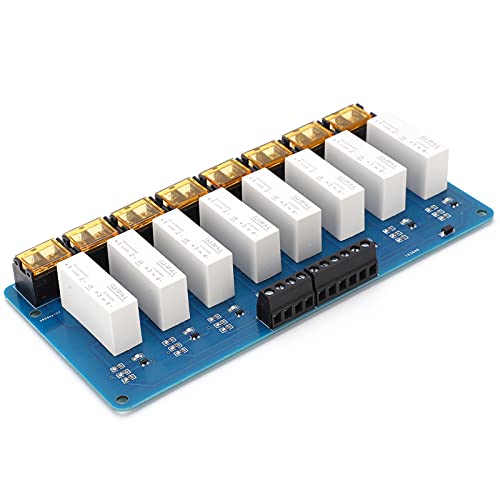 8 Channel SSR, Solid State Relay Module 5A with Optocoupler for Power Supply