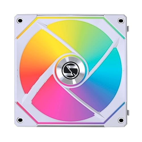 Image of Lian Li Galahad II LCD 360 AIO CPU Liquid Cooler With SL Infinity Fans White - GA2ALCD36INW.US & 140mm White Single Pack Without Controller