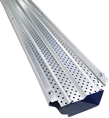 FlexxPoint High Clearance 30 Year Gutter Cover System, Matte Aluminum 5" Gutter Guards, 204 Ft.