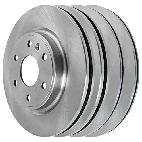 AutoShack R65152R65153 Front and Rear Brake Rotors Set of 4 Replacement for 2009-2017 Chevrolet Traverse 2007-2016 GMC Acadia 2017 Acadia Limited 2008-2017 Buick Enclave 2007-2010 Saturn Outlook FWD