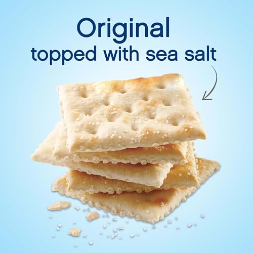 Image of Premium Original Saltine Crackers, Lunch Snacks, Family Size, 24 oz