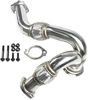 JDMSPEED New Turbocharger Y-Pipe Up Pipe Kit With Gasket Replacement For Ford 6.0L Diesel 2003-2007 Replaces# 5C3Z6K854CA 679-011 679-012 1846581C1