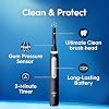 Oral-B Cepillo Dental Eléctrico Recargable, iO3 Limited Deep Clean, 3 Modos de Limpieza, Sensor de Presión Visual para Proteger Encías, 2 Cabezales, Estuche de Viaje, Blanco 3