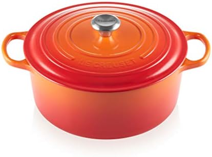 Le Creuset Signature żeliwna brytfanna z pokrywką, Ø 18 cm, okrągła, nadaje się do wszystkich rodzajów kuchenek i indukcyjnych, pojemność: 1,8 l, 2,572 kg, Marseille