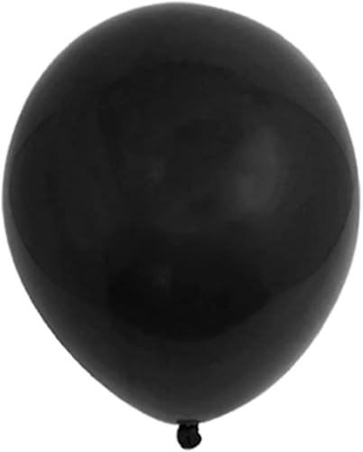 Decoraciones de fiesta de cumpleaños negras y doradas, kit de arco de guirnalda de globos dorados negros con telón de fondo de feliz cumpleaños,