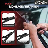 Wycieraczki przednie kompatybilne z Citroen Jumper, Fiat Ducato, Peugeot Box,OTUAYAUTO zestaw piór wycieraczek, 650 mm/550 mm