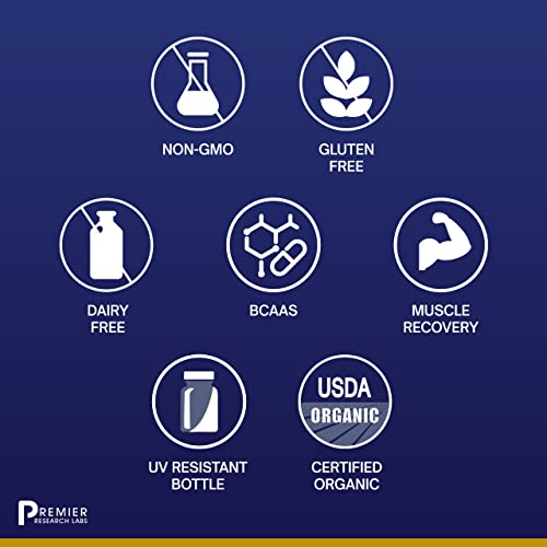 Premier Research Labs Plant Protein - Vegan Plant Based Pea Protein Powder, Organic thumb #2