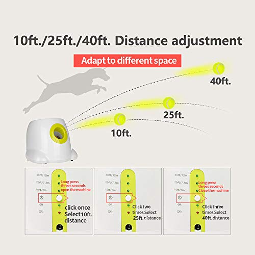 AFP Automatic Ball Launcher Dog Ball Thrower Machine Hyper Fetch Tennis Ball (Maxi) (Maxi-New)