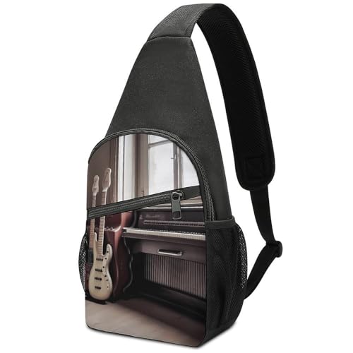 Bolso cruzado tipo sling para mujer y hombre miniatura 1