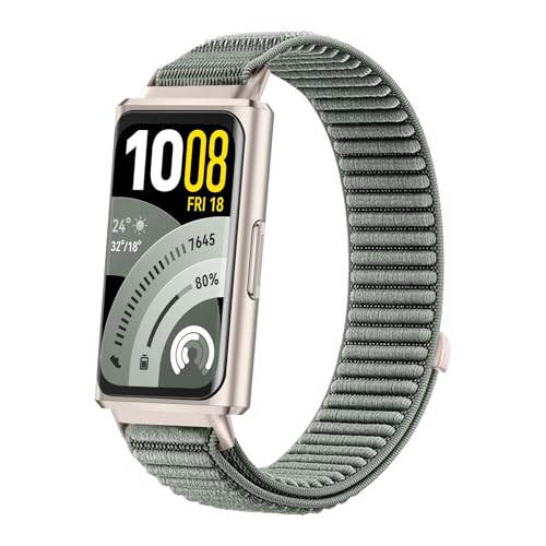 [linleiyo] �݊��� For HUAWEI Band 11/11 Pro/11 NFC �p �����o���h �i�C������ �҂ݍ��݃x���g �y�� ����ɂ��� ���ߎ��� �ʃt�@�X�i�[ �X�|�[�c �����j���O �ʋ� �ʊw �A�E�g�h�A���� (W) [���s�A���i]