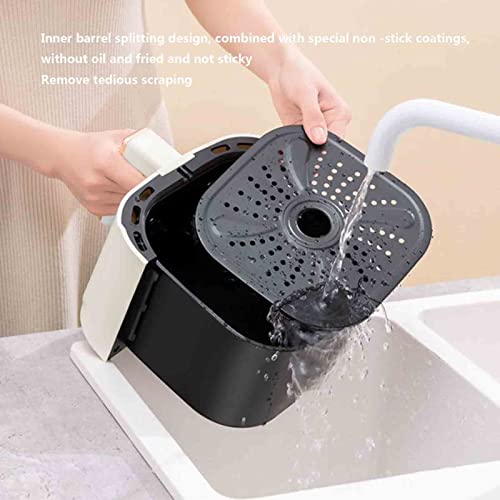 4.5L Smart Touch Air Fritteuse Weiß Vollautomatische Große Kapazität Multifunktions Rauchfrei Fettarm Friteusen Home Frites Maschine Ziyu – Bild 8