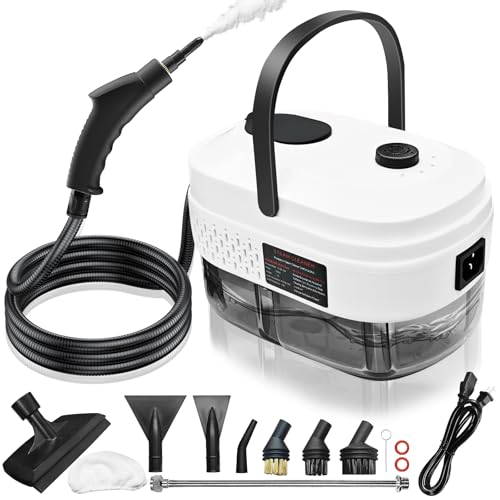 UANKOY - Handheld Steam Cleaner,2500W High Pressure Steam Cleaner with 11 pcs Accessories,Portable Steam Cleaner for Home,Car Detailing,Furniture,Kitchen,Grout,Floor,Tile