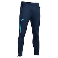 Joma Pantalone Lungo Uomo Championship VII Blu Navy Turchese Fluorescente