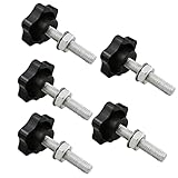 Tenalleys Thread Replacement Star Hand Knob Clamping Screw Knob Hand Tightening Knob for Machine Tool and Umbrella Base Replacement