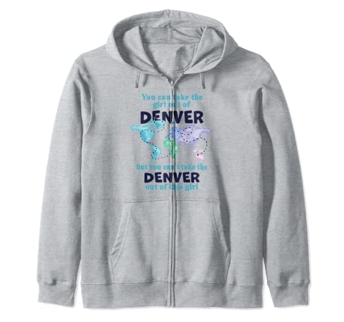 Chica de Denver Colorado - Mujeres de Denver Sudadera con Capucha