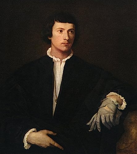 Tableau L'homme au de Tiziano Vecelli - Impression d'art mural 60x90cm