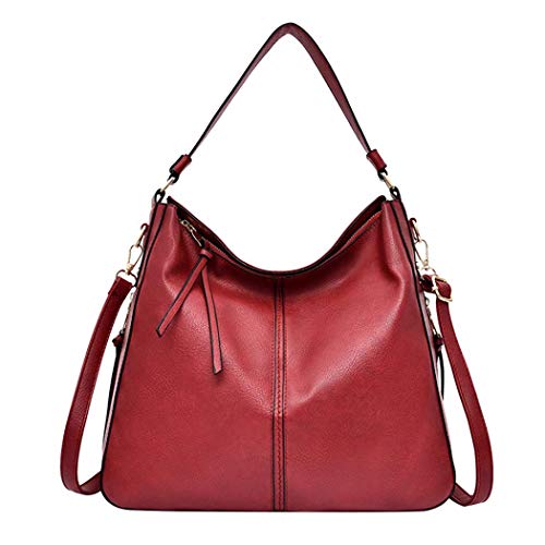 Sac à bandoulière femme grande capacité cabas fourre-tout rétro