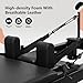 Foverós Pilates Reformer Machine, Aluminum Foldable Pilates Machine,Pilates Fitness Equipment for Home and Studio - 300lbs Weight Capacity (Black)