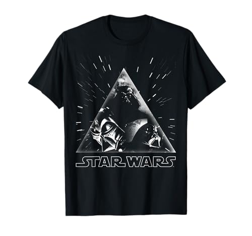 T-shirt graphique Star Wars Darth Vader vintage art fini premium en coton