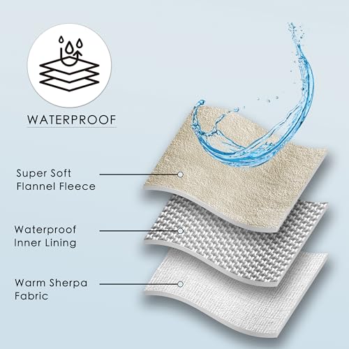 Stuffed Waterproof Couch Covers for Pets Dog Bed Cover Pet Blanket, Washable Reusable Reversible Paw Print Water Proof Couch Covers Protector for Pets (Paw Print, 30x70inches)