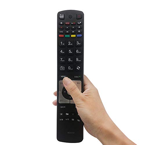New Replacement Hitachi TV Remote Control RC5117 for All Hitachi Telefunken TV RC5118 42HYT42U 50HYT62U H 50HYT62UH - No Setup Needed - Image 3