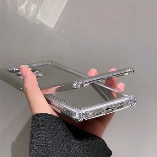 Coque iPhone 14 Pro antichoc silicone argent pour regarder vos vidéos