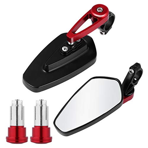 Espejo retrovisor para manillar que elimina vibraciones en moto cruiser