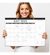 Desk Calendar 2025-2026, 17" x 12" 18 Month Wall Calendar Runs from July 2025 to December 2026 La...