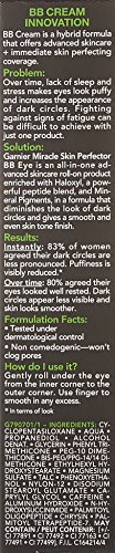Garnier Skin BB Eye Miracle Skin Perfector Eye Roller, Light/Medium, 0.27 Fluid Ounce